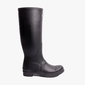 ABBEY Womens Wellington Boots Black