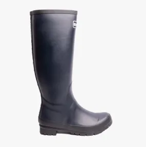 ABBEY Womens Wellington Boots Navy