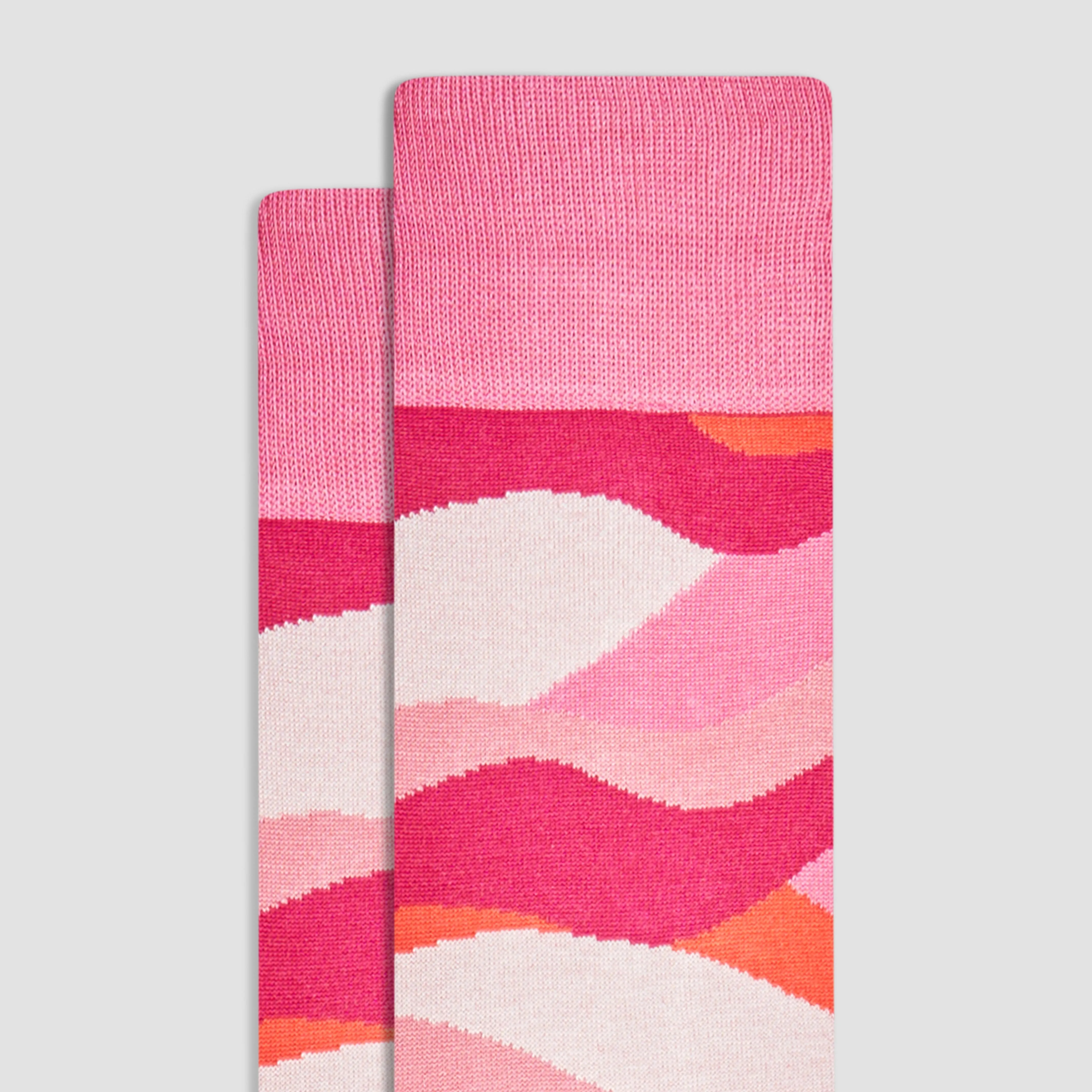 Abstract Mid-Calf Socks