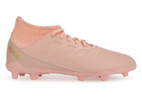 adidas Kids Predator 18.3 FG Clear Orange/Trace Pink