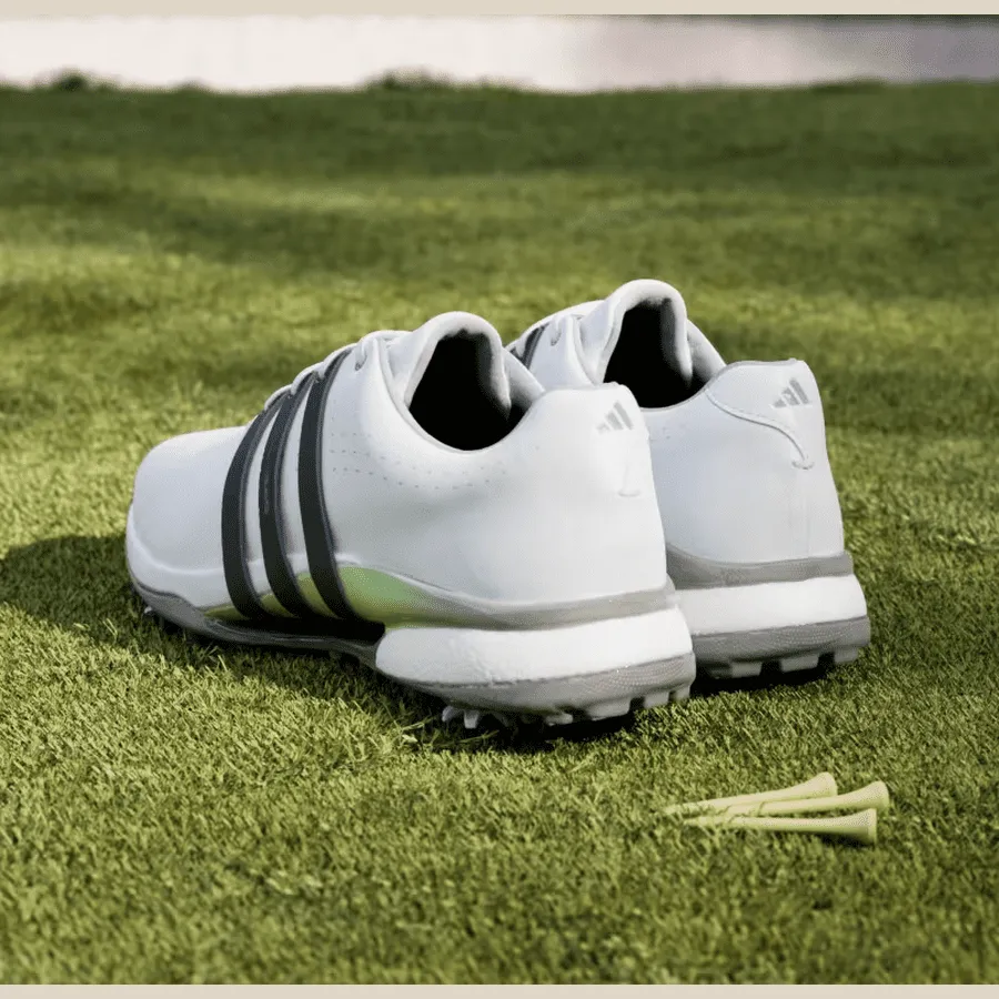 Adidas Tour360 24 Mens Golf Shoes - Enhanced Comfort in White, Stylish and Performance-Driven