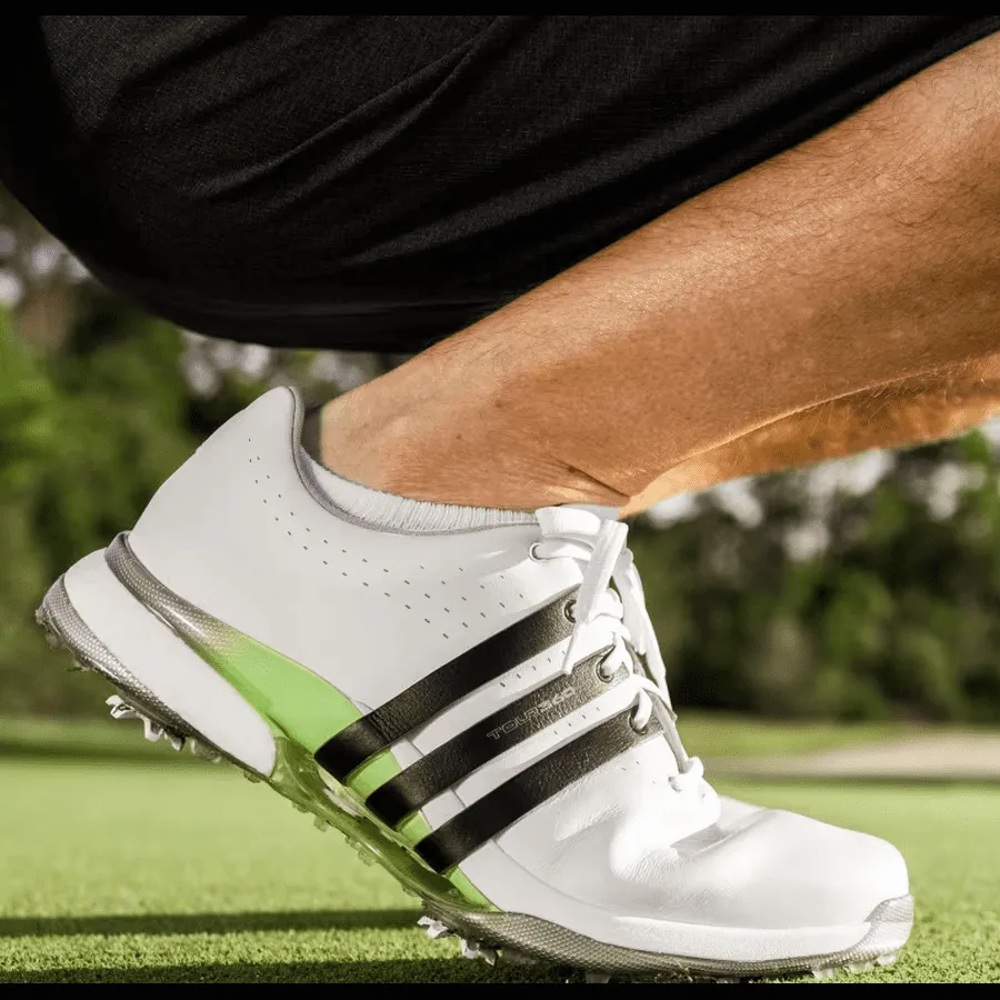 Adidas Tour360 24 Mens Golf Shoes - Enhanced Comfort in White, Stylish and Performance-Driven