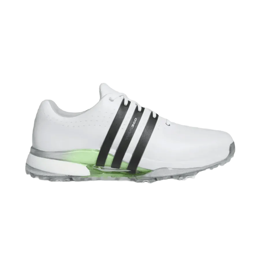 Adidas Tour360 24 Mens Golf Shoes - Enhanced Comfort in White, Stylish and Performance-Driven