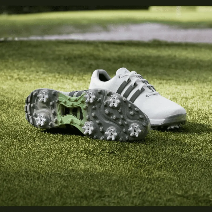 Adidas Tour360 24 Mens Golf Shoes - Enhanced Comfort in White, Stylish and Performance-Driven