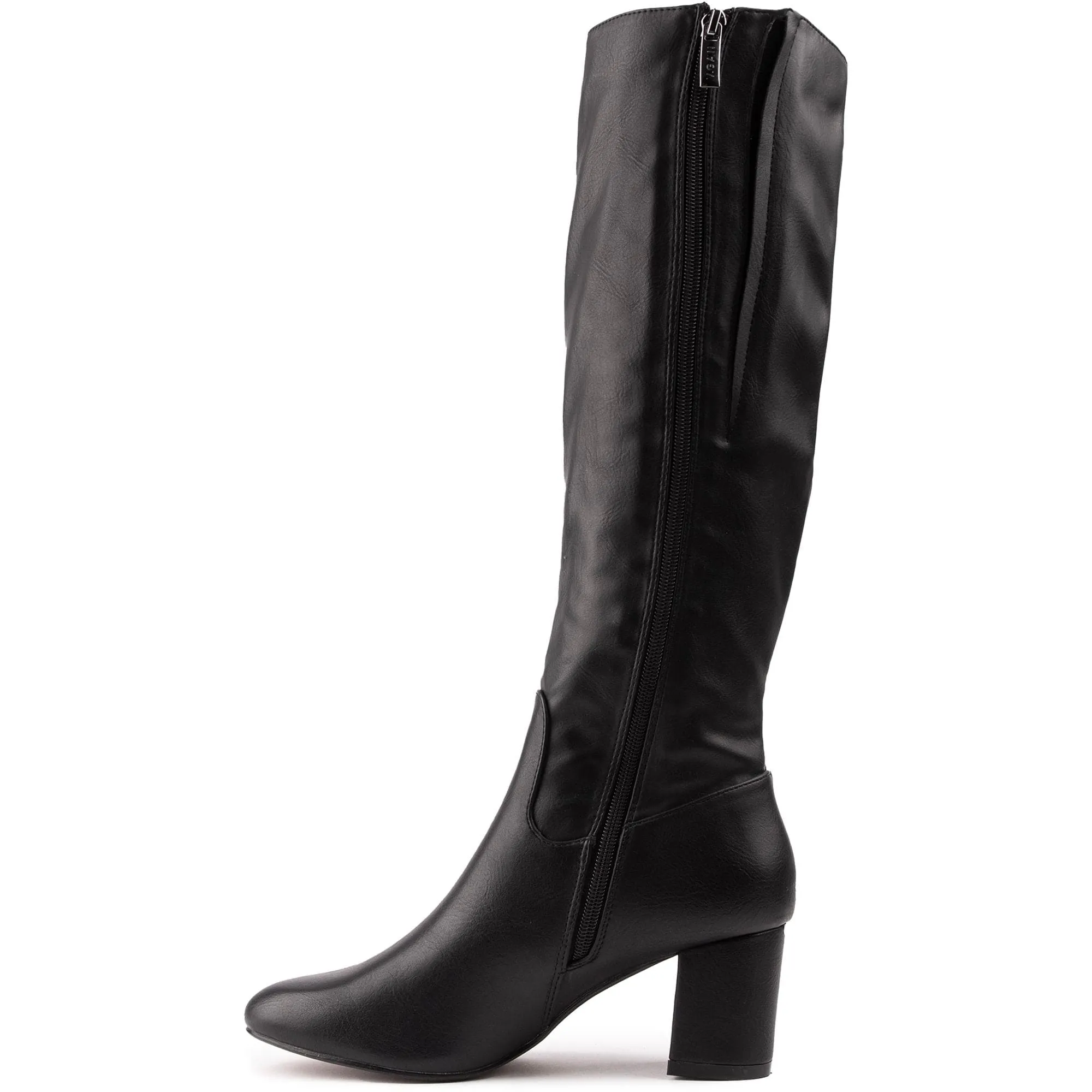 Avocado Women's Vegan Leather Knee High Boots | Black