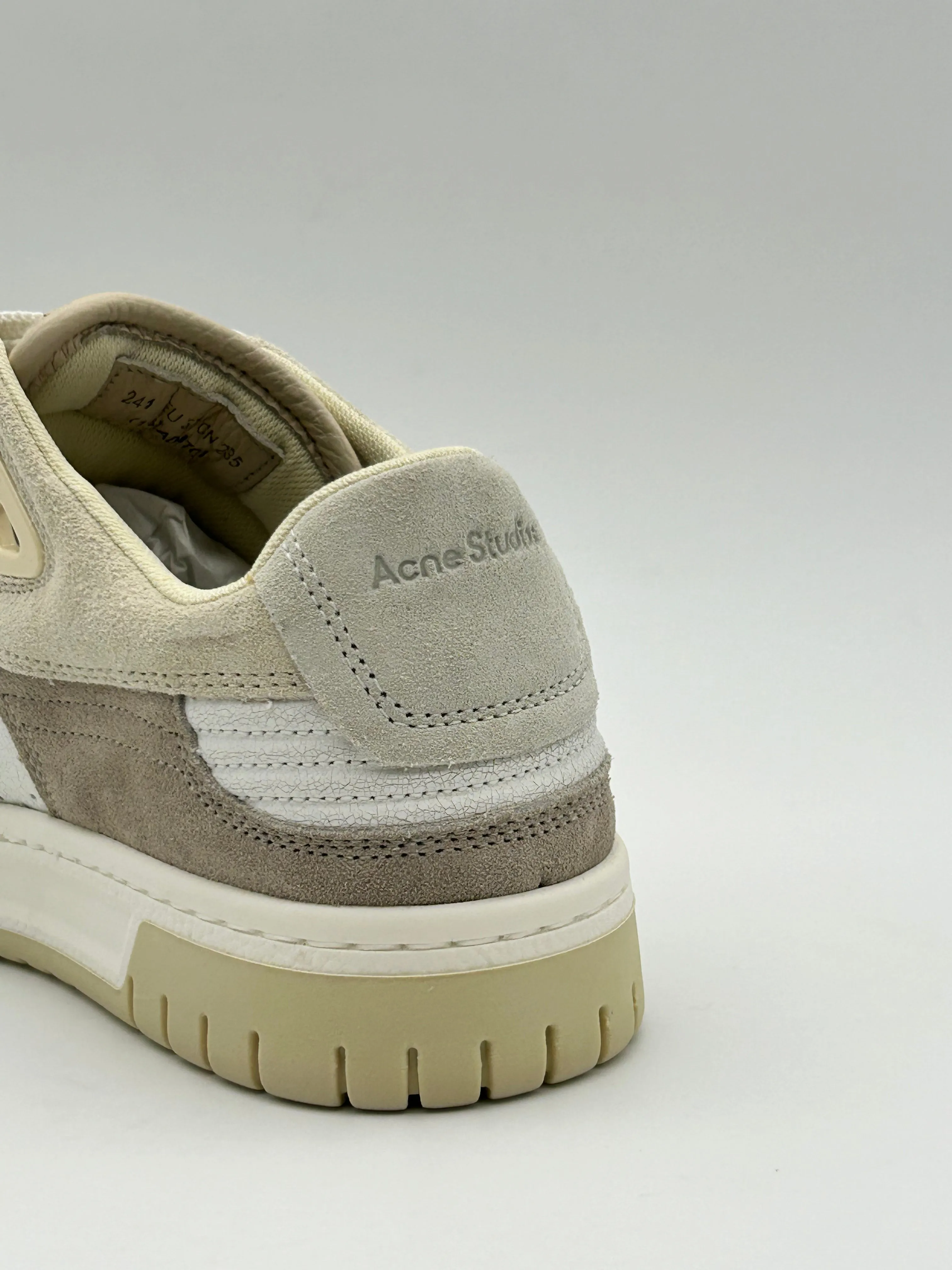 Beige Low Sneakers