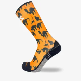 Black Cats Compression Socks (Knee-High)