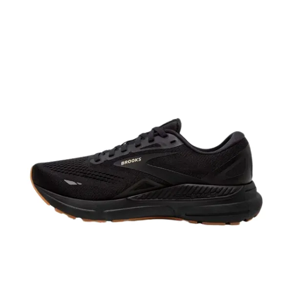 Brooks Mens Adrenaline GTS 23 Running Shoes in Black, Cream, and Biscuit Colors