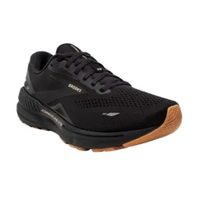 Brooks Mens Adrenaline GTS 23 Running Shoes in Black, Cream, and Biscuit Colors