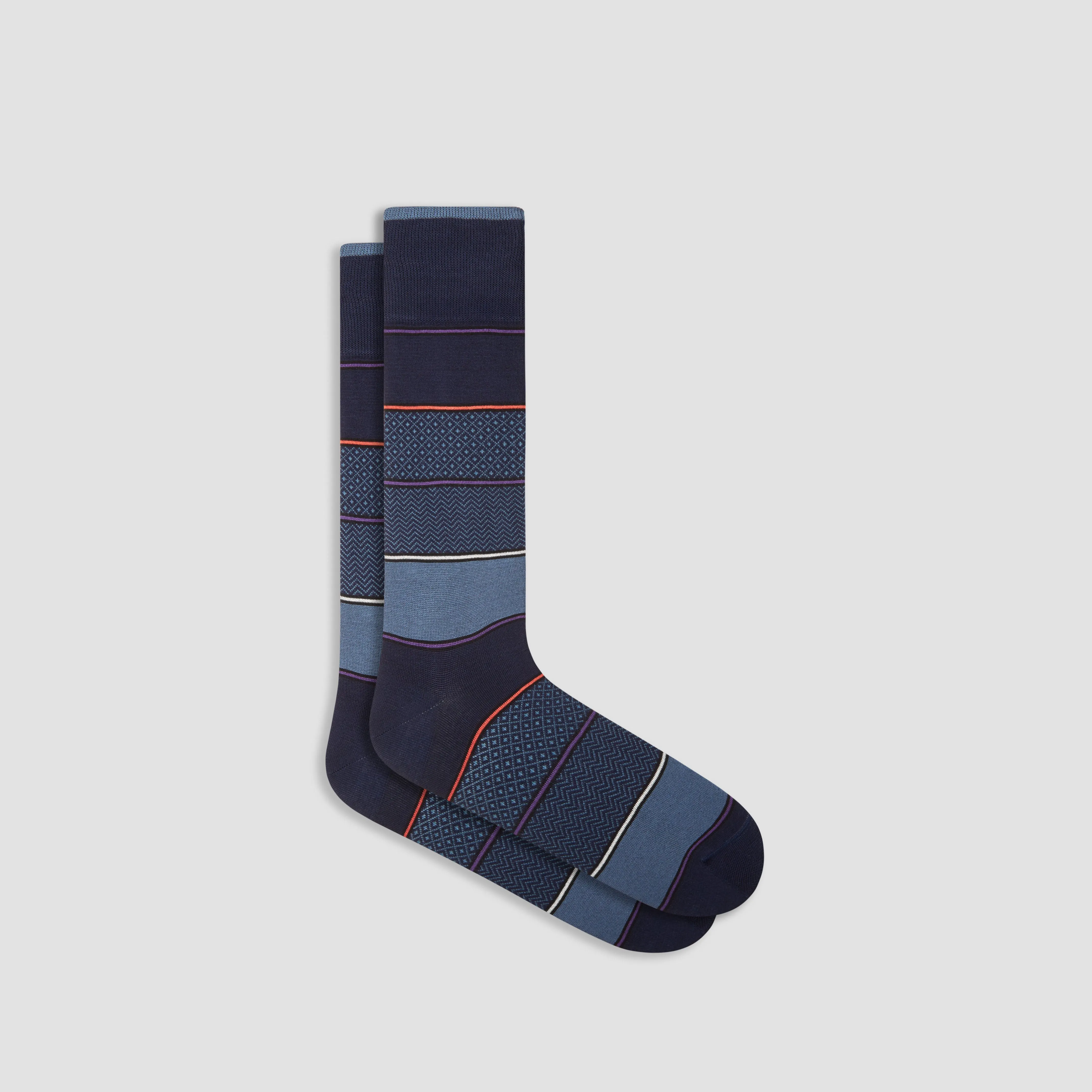 Color Block Mid-Calf Socks