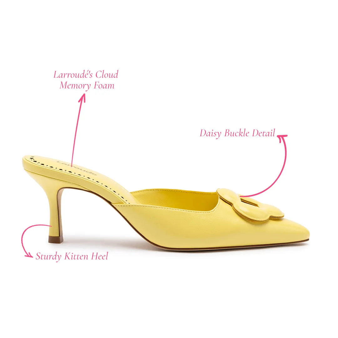 Flora Pump In Lemonade Leather