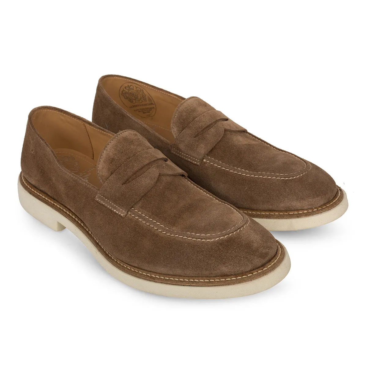 Certainly! The optimized title for this e-commerce product in English with modifiers could be: Sleek Tobacco Loafer - HOMER Mens 89026