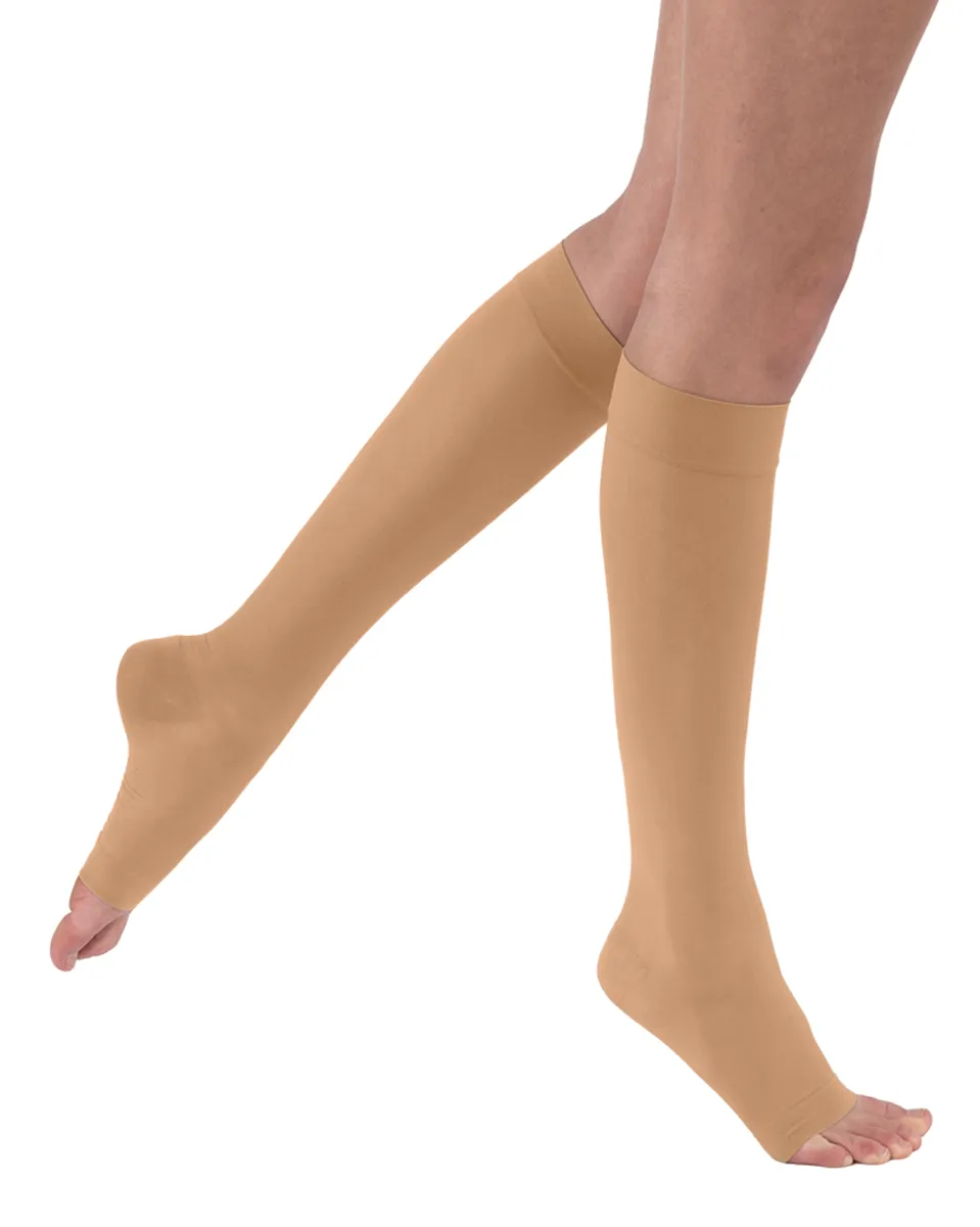 Jobst Ultrasheer Knee High OPEN TOE 20-30 mmHg (15" or less) - PETITE