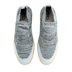 Laceless Knitted Sneakers-Grey