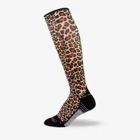 Leopard Compression Socks (Knee-High)