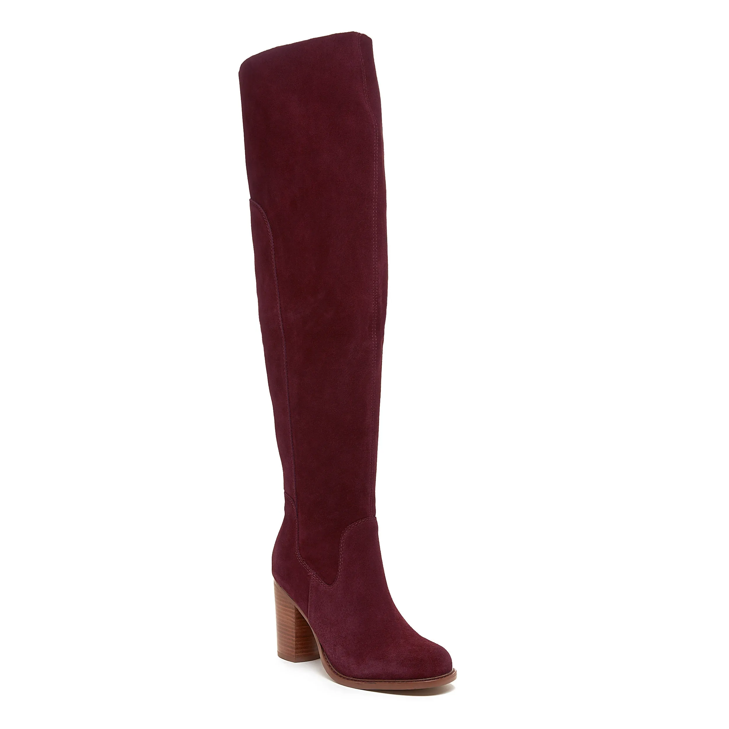 Logan Garnet Over The Knee Boots