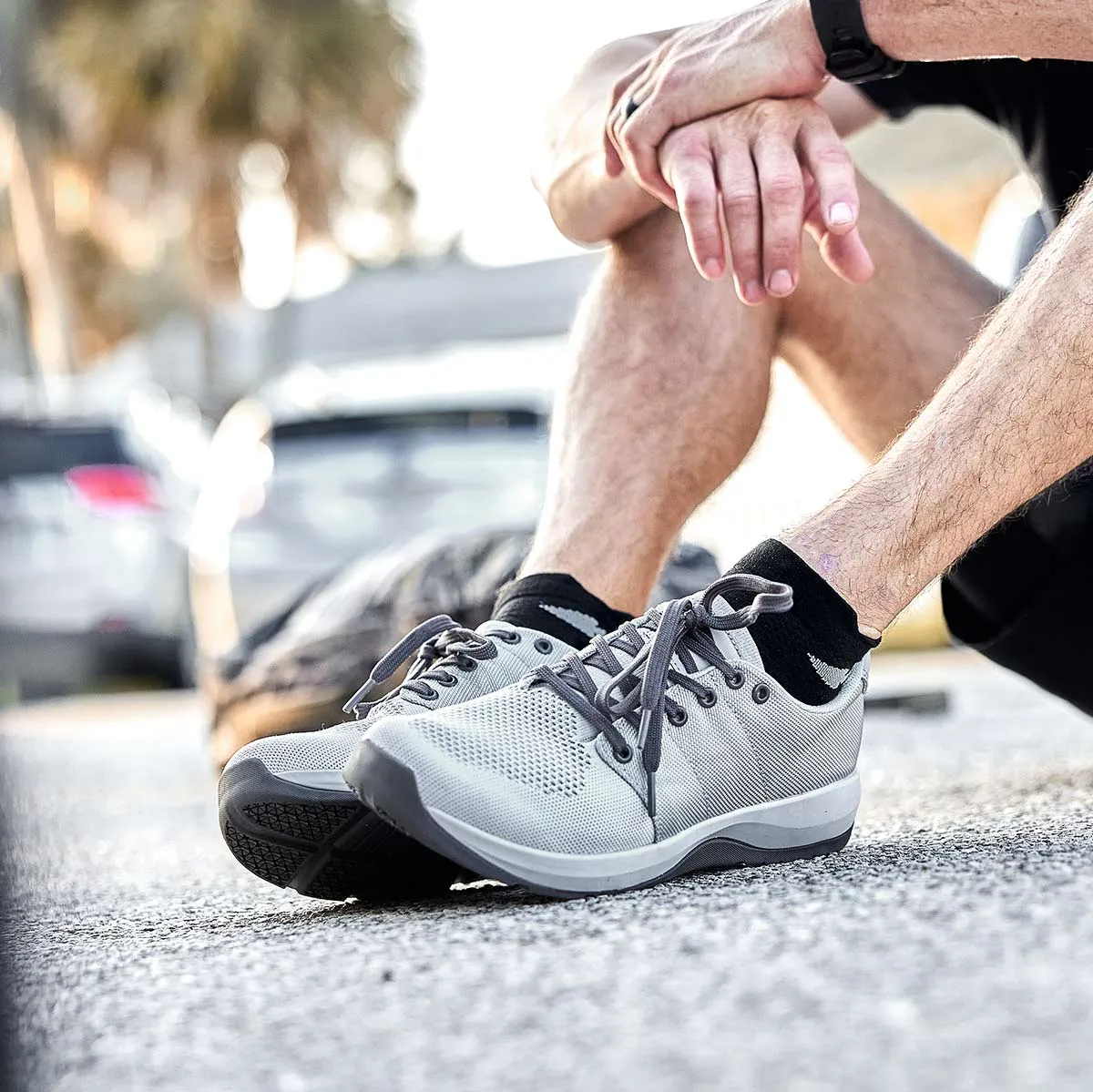 Men's Ballistic Trainers - Lunar Rock   Charcoal