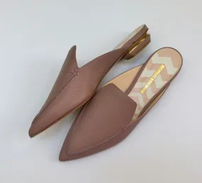 Nicholas Kirkwood Beya Loafers in Lilac Pink Leather Flats Slides