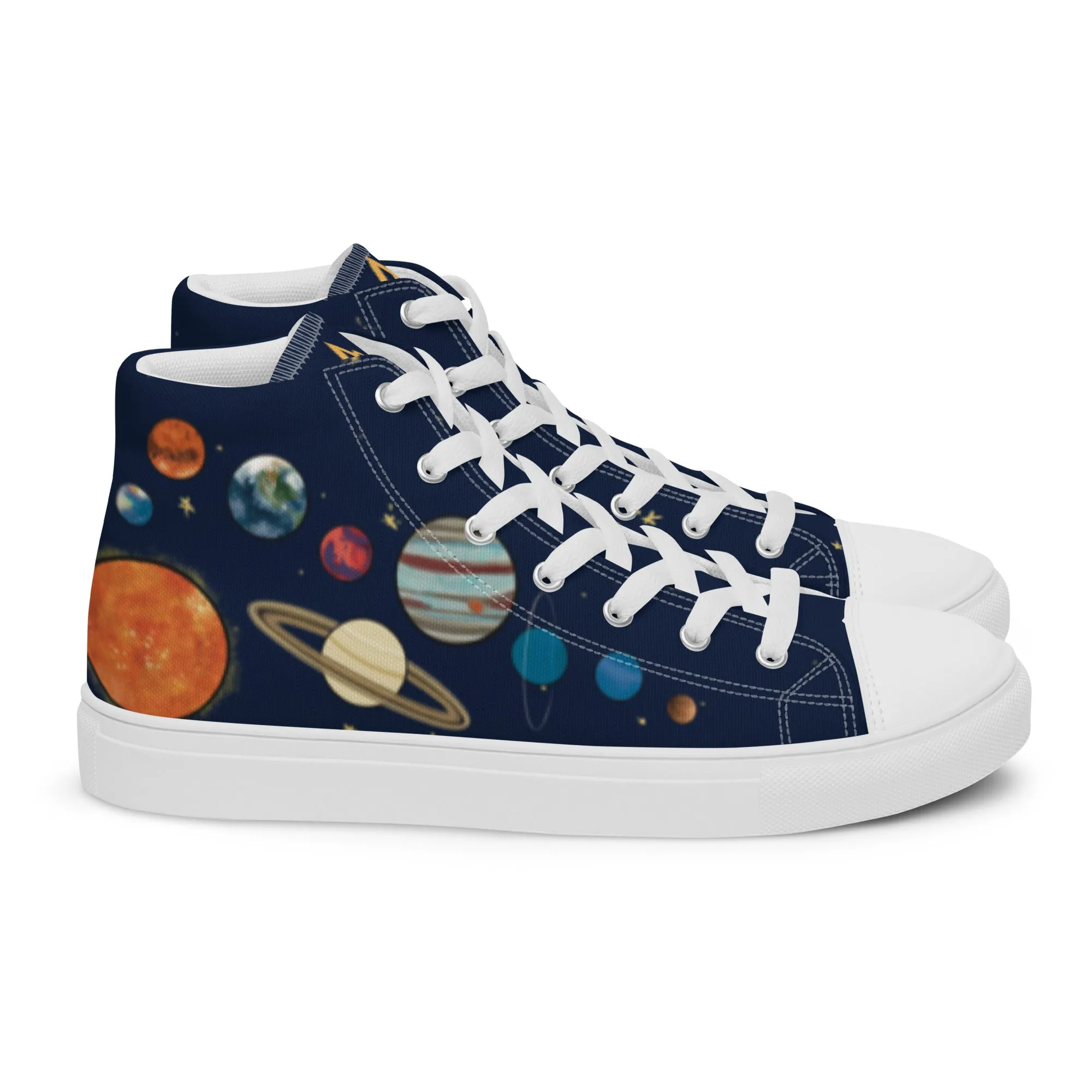 Our Space High Top Canvas Shoes (Fem Sizing)