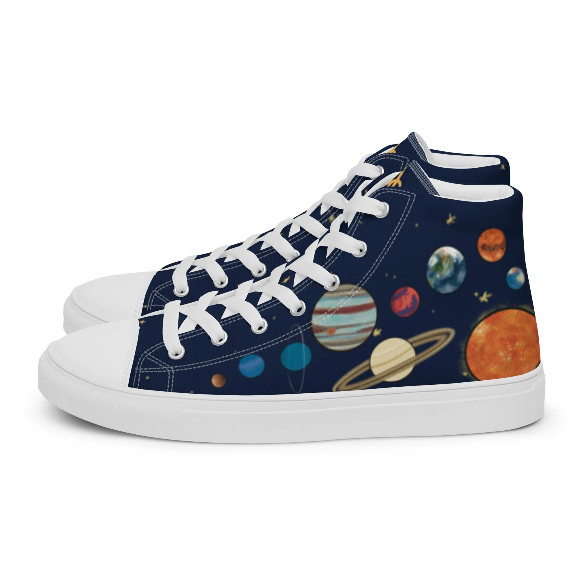 Our Space High Top Canvas Shoes (Fem Sizing)