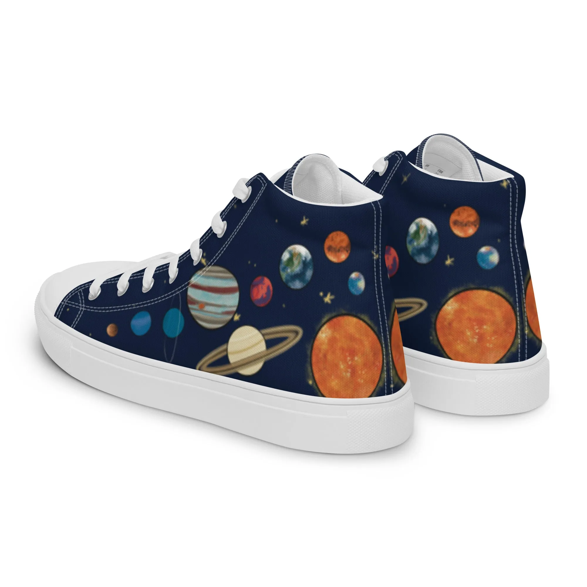 Our Space High Top Canvas Shoes (Fem Sizing)