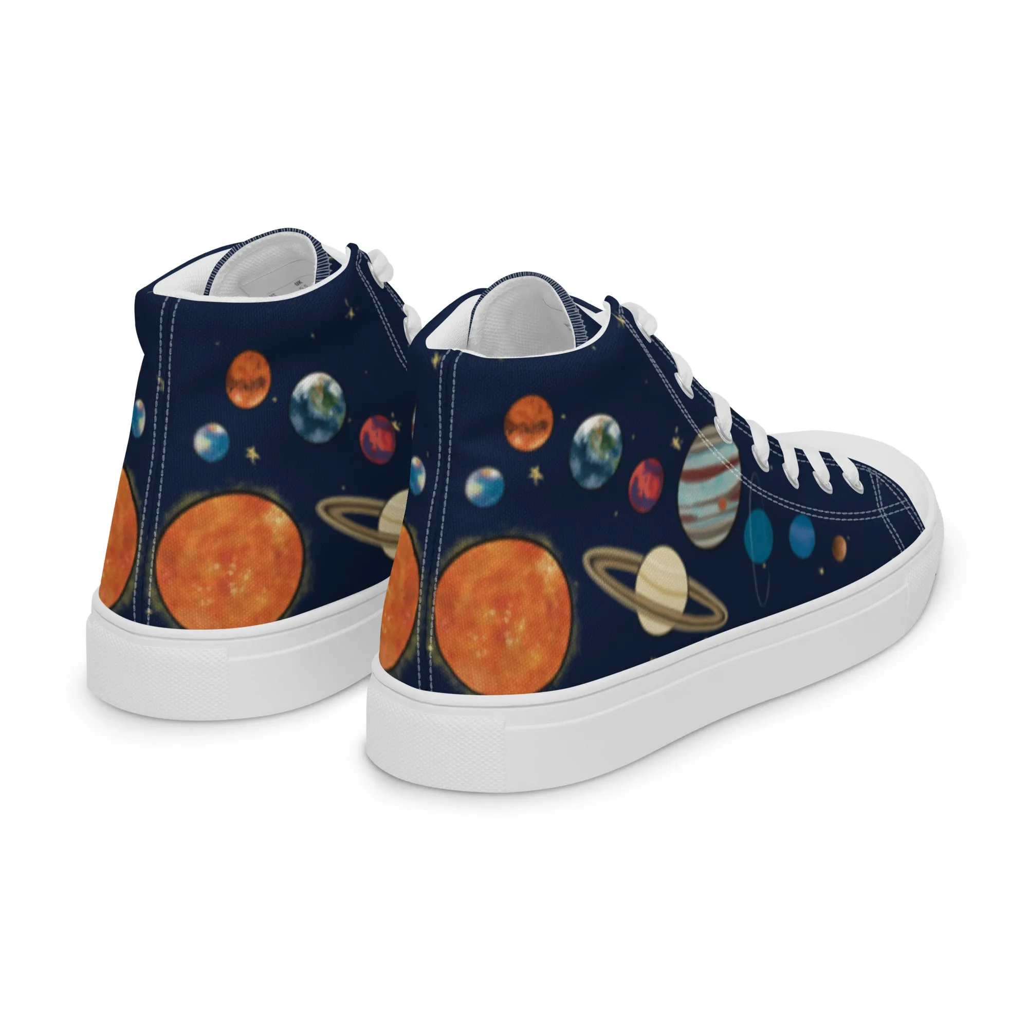 Our Space High Top Canvas Shoes (Fem Sizing)