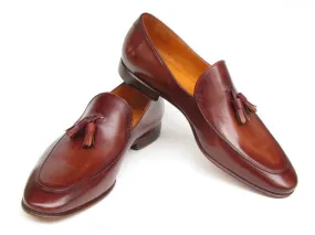 Paul Parkman Brown Leather Tassel Loafer