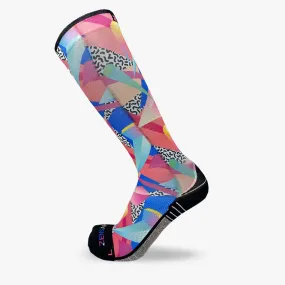 Retro Shapes Compression Socks (Knee-High)