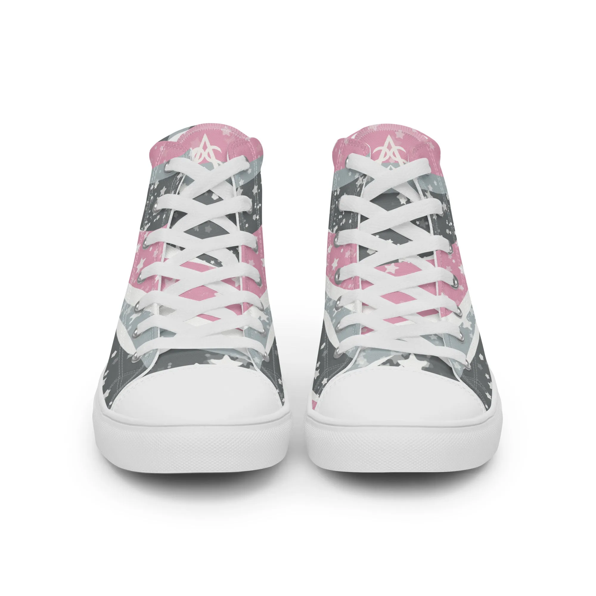 Starry Demigirl High Top Canvas Shoes (Masc Sizing)